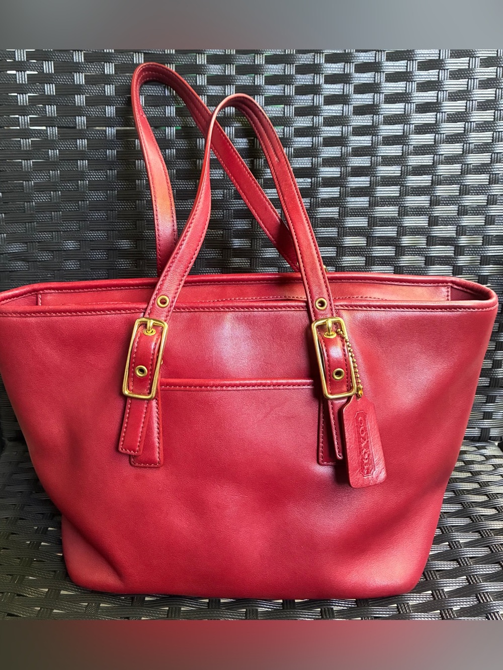 COACH BAG, Vintage Legacy Market Tote. - Picture 6 of 13